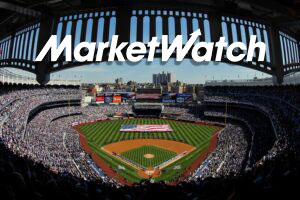 Yankee Stadium and Marketwatch Logo